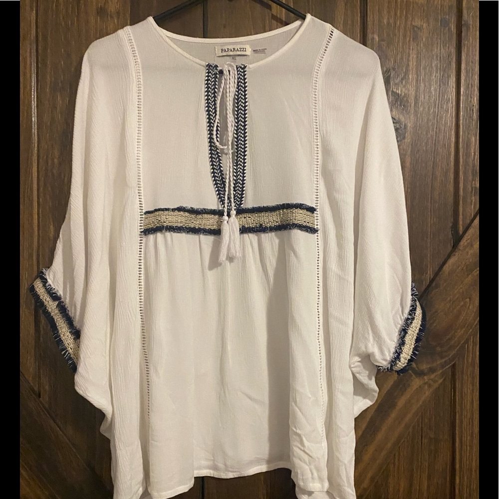 Stylish women’s XL Boho top
